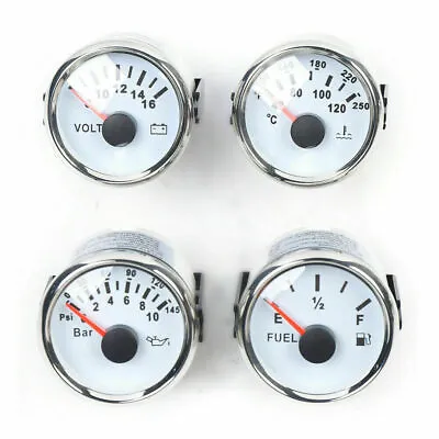 Fit Car Marine Boat Yacht Universal Pro 6 Gauge Kit GPS Speedometer Waterproof • $128.25