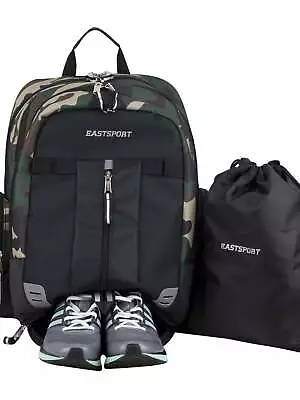 Unisex Expandable Backpack With Bonus EasyWash Bag Army Camoflauge • $33.24