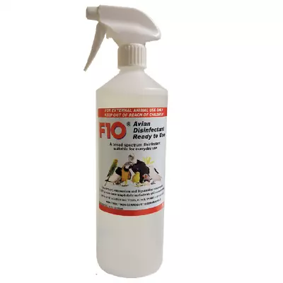 F10 Avian Disinfectant Ready To Use Spray Top Clean Up Bird Mess Droppings • £19.99