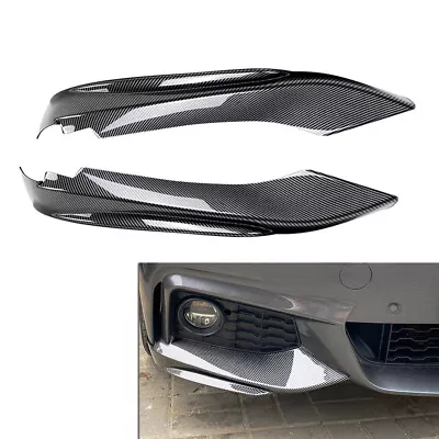 2x Front Bumper Lip Air Vent Cover Canards Spoiler For BMW 4 Series F32 F33 F36 • $46.58