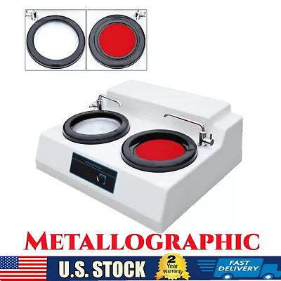 MP-2 Metallographic Grinding Machine Polishing Machine Double Disk Table Equip • $788.50