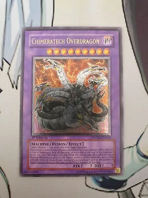 Chimeratech Overdragon POTD-EN034 Ultimate Rare 1st Edition NM/LP Condition • £200