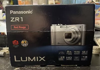 Panasonic LUMIX DMC-ZR1 12.1MP Digital Camera - RED - W/ Battery. Tested Works • $100