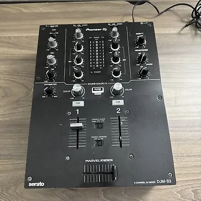 Pioneer Djm S3 2 Channel Dj Mixer Tested Working With Power Cord Free Ship • $299.99