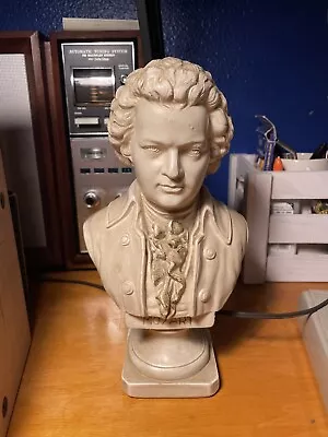 Vintage Mozart Bust 11.5 Inch Marble • $200