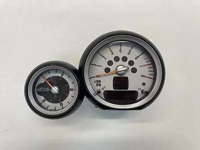 Mini Cooper Convertible Tachometer W/ Always Open Timer Silver 62109325831 09-15 • $129.89