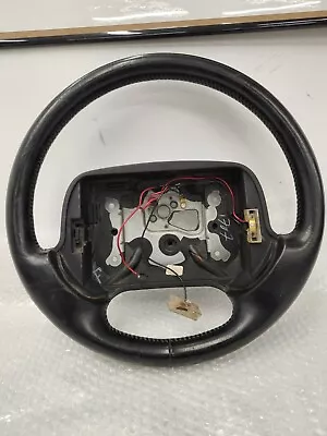 94-96 C4 Corvette Steering Wheel Black Factory Leather OEM Gm • $59
