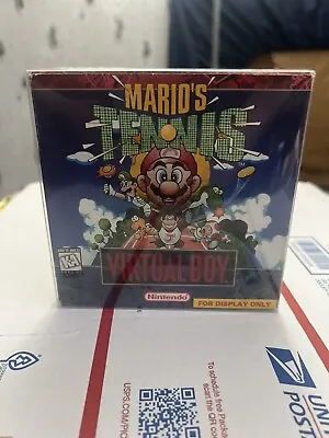 Nintendo Virtual Boy MARIO'S TENNIS Mario Vintage Game Complete!  Extremely Rare • $334.99