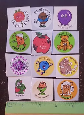 Vintage 12 *you Choose One* Scratch N Sniff Stickers Ctp Eureka 3m Matte Glossy • $1.85