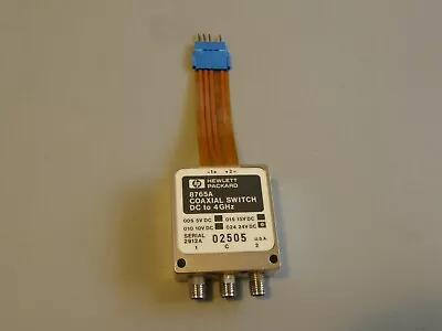 $35 • Buy HP Agilent 8765A Coaxial Switch OPT 024 DC-4 GHz
