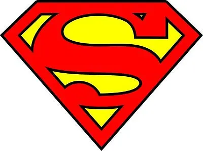 Diecut Vinyl SuperMan LOGO Decal Sticker Comic Colored BatMan Marvel  • $69.99