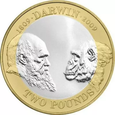 2009 Charles Darwin 2 Pound Coin £2 Coins Rare Circulated • £5.99