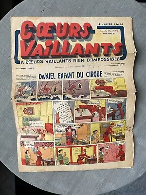 Hearts Vaillants No 16 1942 IN Condition Correct 4 Pages • $18.17