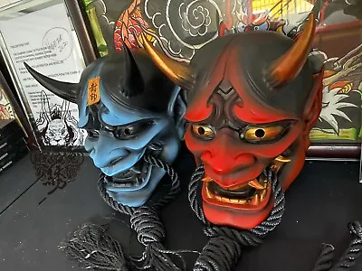 Halloween Japanese Sealed Prajna Devil Hannya Noh Kabuki Demon Oni Samurai Mask • $28.99