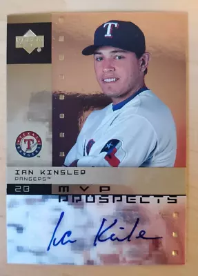 2007 Upper Deck Future Stars Ian Kinsler MVP Prospects Auto #MVP-IK Rangers • $14.99