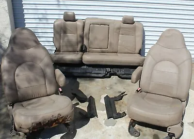 2003-2004 Ford F350 F250 Super Duty Oem Lariat Interior Tan Leather Seats Set • $1299