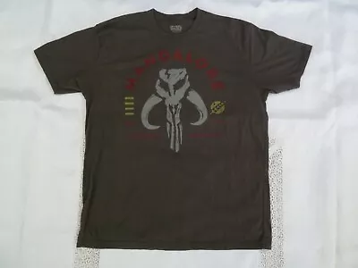 Star Wars Boba Fett Charcoal Mandalorian Tee Shirt  XL Heroes &  Villains • $15