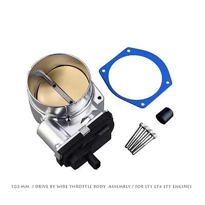 103mm Electronic Drive-By-Wire Throttle Body For LT1 LT4 2014-2020 6.2L Silver  • $399.99