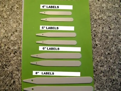 Plant Labels Garden Allotment Markers From  25 To 1000 In  5  - 6  OR 8  Inch X • £3.99