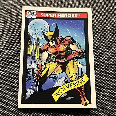 1990 Marvel Comics Super Heroes Trading Card #10 Wolverine • $4.99