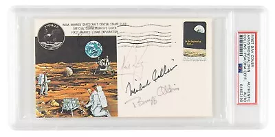 Apollo 11 'Type 1' Signed Insurance Cover With Zarelli And PSA/DNA Encapsulation • $8750