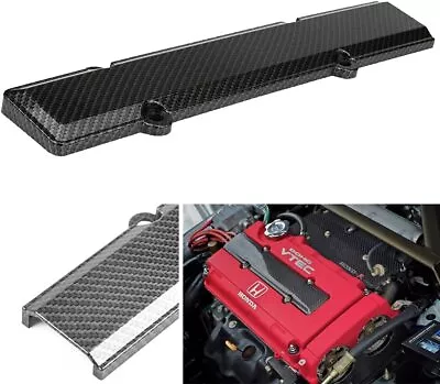 JDM Carbon Fiber Engine Valve Cover For Honda Civic B16 B18 VTEC Type-R Style • $16.99