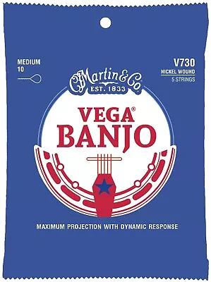 Vega Banjo Strings 5-String Medium V730 • $6.99