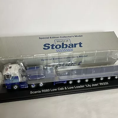 World Stobart Rail Atlas Editions 4664102 Scania R560 Low Cab Loader RV233 1/76 • £29.98