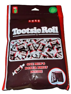 Tootsie Roll Novelty Underwear SWAG Boxer Briefs Men's Size S M L NEW • $16.95