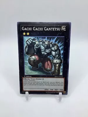 Yu-Gi-Oh! Gachi Gachi Gantetsu BP01-EN025 1st Edition White Letter Rare NM • $1