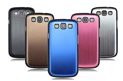 Samsung Galaxy S3 Brush Metal Ultra Thin Aluminum Hard Back Case Cover Skin • $9.95