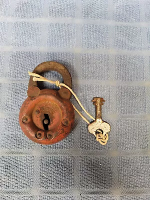 Edward’s 6 Lever Vintage Lock W Key Neat Paint Sept 28 1915 Works • $29.64