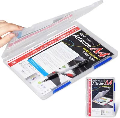 Marte Vanci A4 Paper Holder Clear Plastic Storage Box Waterproof Dustproof • £9.51