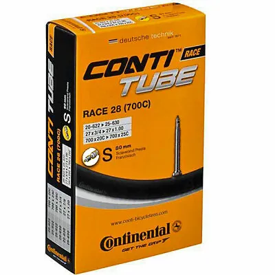 NEW 2024 Continental Race 28 Bicycle Tube 28  700c X 20-25c Presta 80mm Stem • $10.33