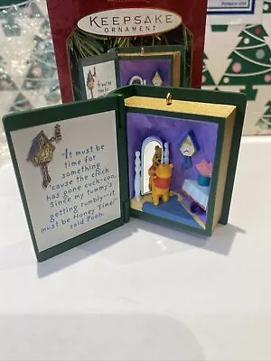£14.99 • Buy Honey Time Christmas Disney Hallmark Keepsake Winnie Pooh Ornament NIB