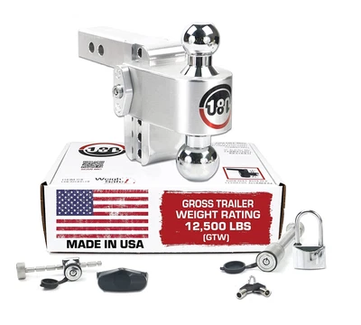 $289 • Buy Weigh Safe CTB4-2-SET TurnOver Ball 180� 4  Drop 2  Receiver W/ Lock Set