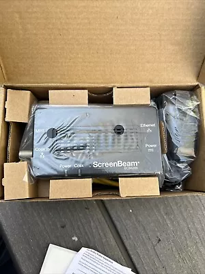 ScreenBeam Moca 2.0 Bonded Ethernet To Coax Adapter And Power Supply/ECB6200 • $26