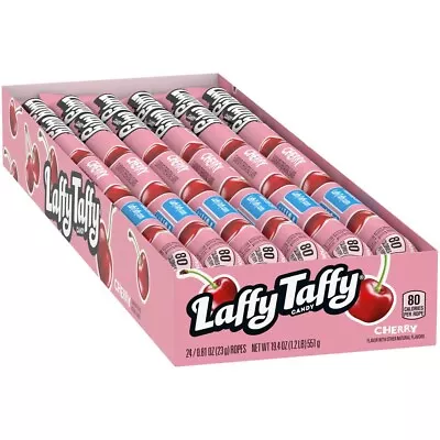 Wonka Laffy Taffy Cherry - 24 Count • £19.49