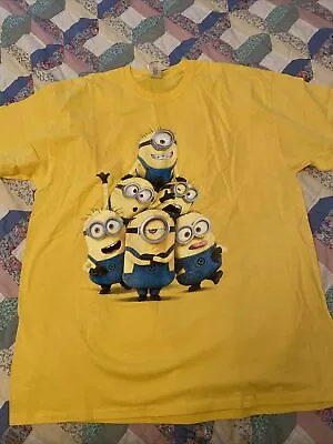 The Minions Crew Adult T-Shirt Yellow Sz X-Large NWOT • $9.99