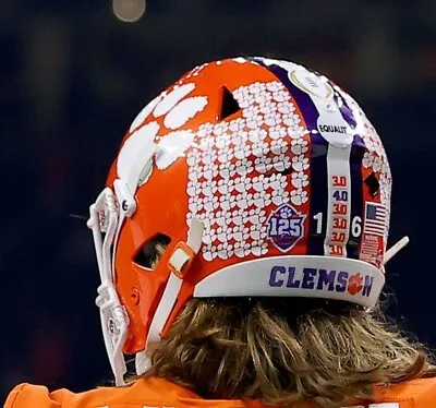 Trevor Lawrence 2020-21 Clemson Tigers FULL SIZE Helmet Stripe - 3M 20MIL • $16.99