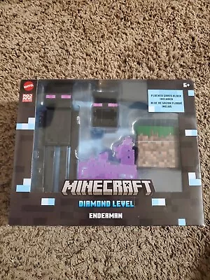 Minecraft Diamond Enderman Action Figure With Accessories 5.5  Toy Collectible • $13