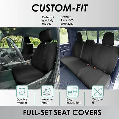 Neoprene Custom-Fit Seat Covers For 2022 – 2024 Dodge RAM 1500 • $146.99