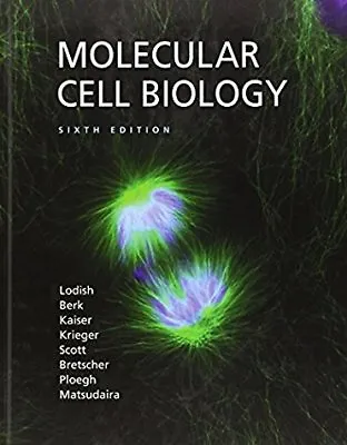Molecular Cell Biology By Harvey Lodish • $13.99