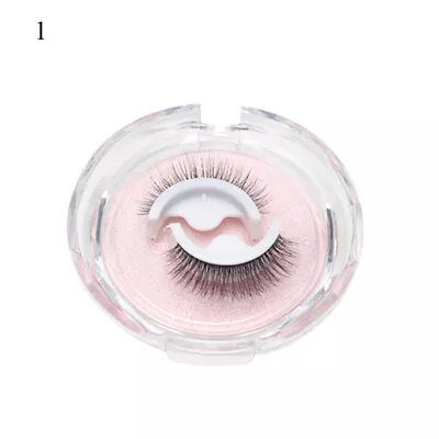 2Pcs Fake Eyelashes Natural Reusable Self-adhesive False Eyelashes 3D Mink ! • £2.99