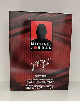 Michael Jordan  Cologne Spray  Cool Scent  3.4 Fl Oz + 6 Oz  Body Spray Gift Set • $37.04