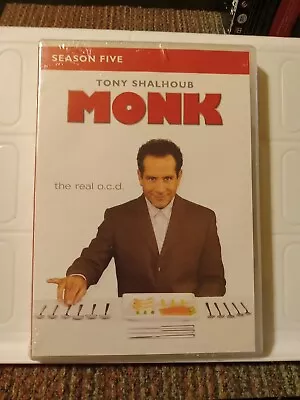 NEW SEALED Monk Complete 5th Season 5 DVD SET DETECTIVE COP DRAMA TV SERIES SHOW • $13.99