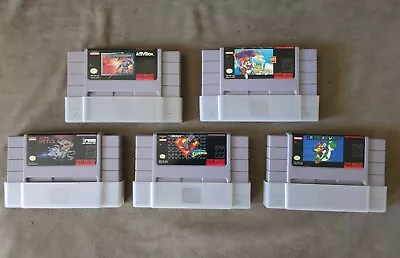 Lot Of Five (5) Super Nintendo SNES Games - Tested/Loose • $80