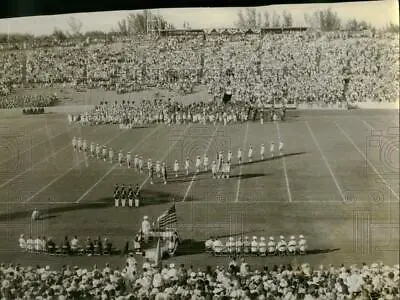Press Photo Miami High Majorettes In Their Formation During Football Game • $19.99