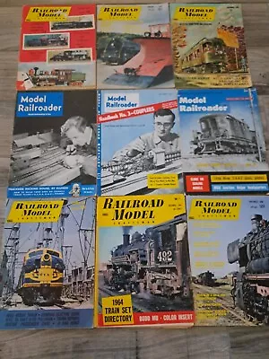 Model Railroad Magazine / Book Lot Of 9 • $13.95