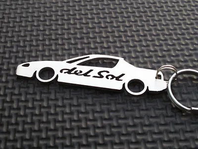 Keyring For HONDA CRX DEL SOL 3 III D15 D16 TUNING TARGA VTEC VTI  K20 Keychain • $13.99